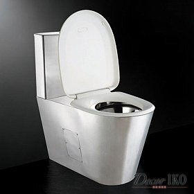 Унитаз из нержавеющей стали STT-210S-W