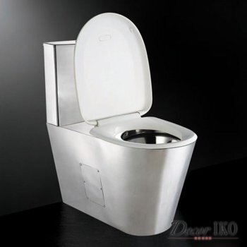 Унитаз из нержавеющей стали STT-210S-W