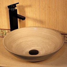 Раковина накладная из мрамора SS-21