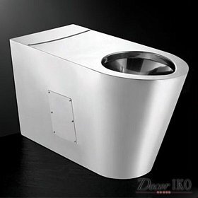 Унитаз из нержавеющей стали STT-207P-W