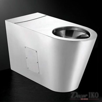 Унитаз из нержавеющей стали STT-207P-W