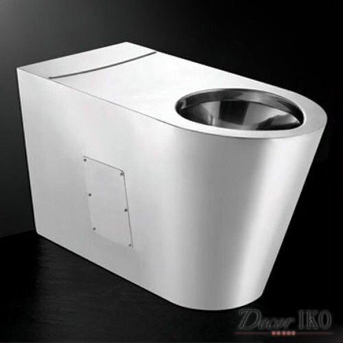 Унитаз из нержавеющей стали STT-207P-W