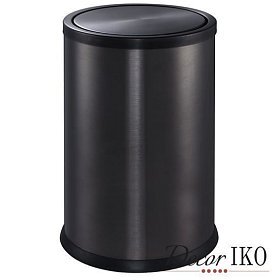 Черное ведро для мусора BBK-52