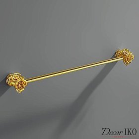 Одинарный держатель для полотенец Gold Rose CGR-07