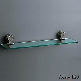 Стеклянная полка для ванной комнаты CRA-08