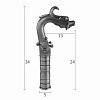 Смеситель для раковин Дракон GF-192 золотой